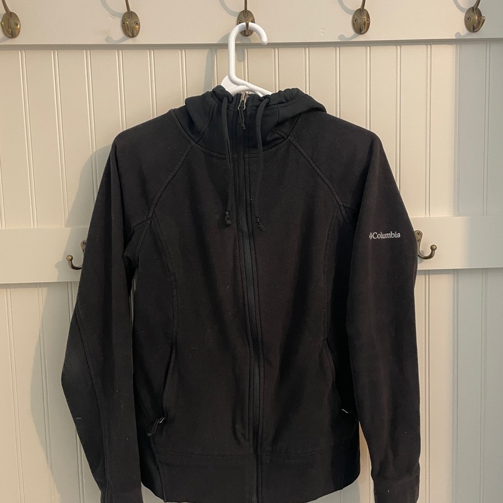 Columbia Black Full-Zip Hoodie